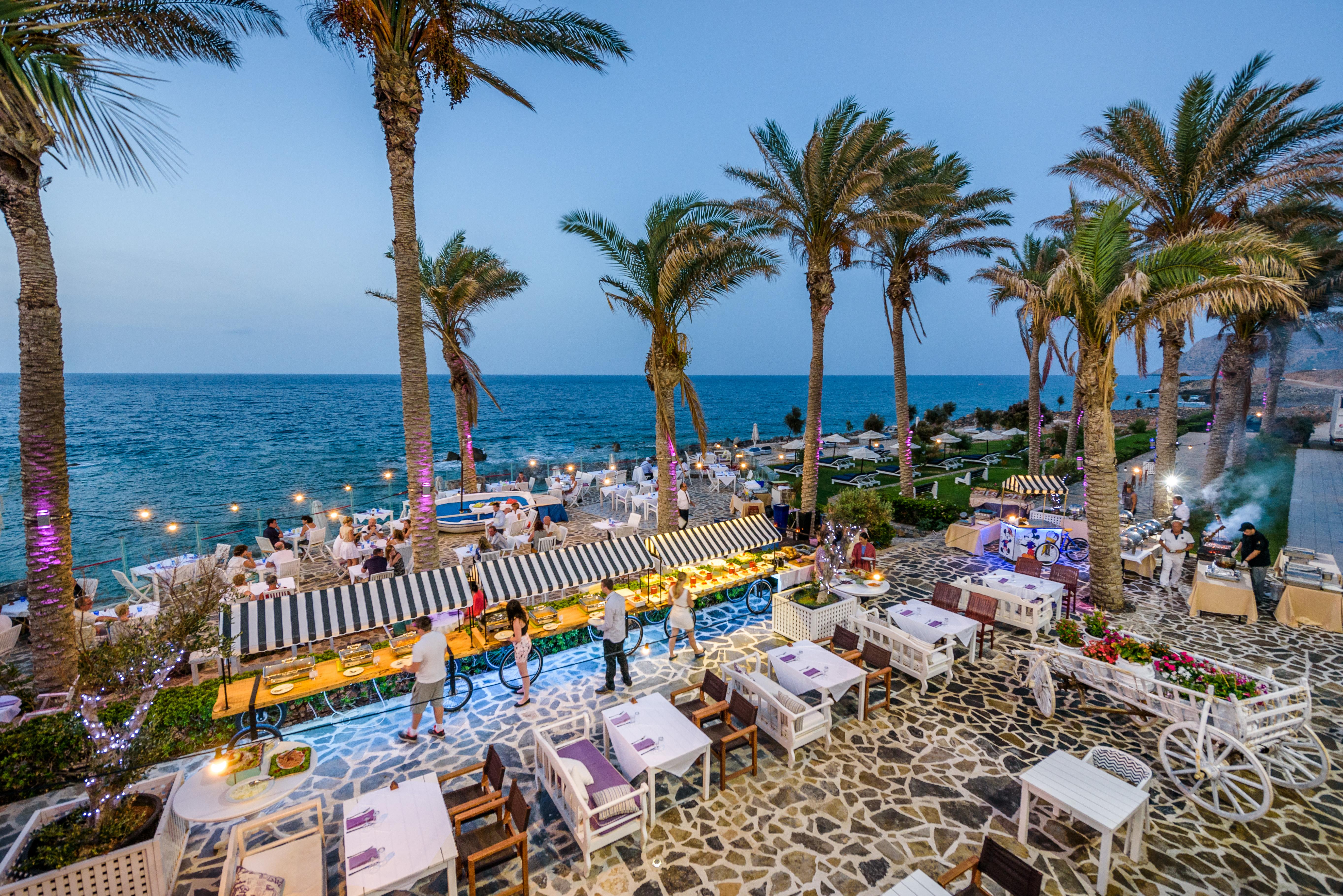 Minos Imperial Luxury Beach Resort & Spa Milatos Exterior photo The beach at the resort