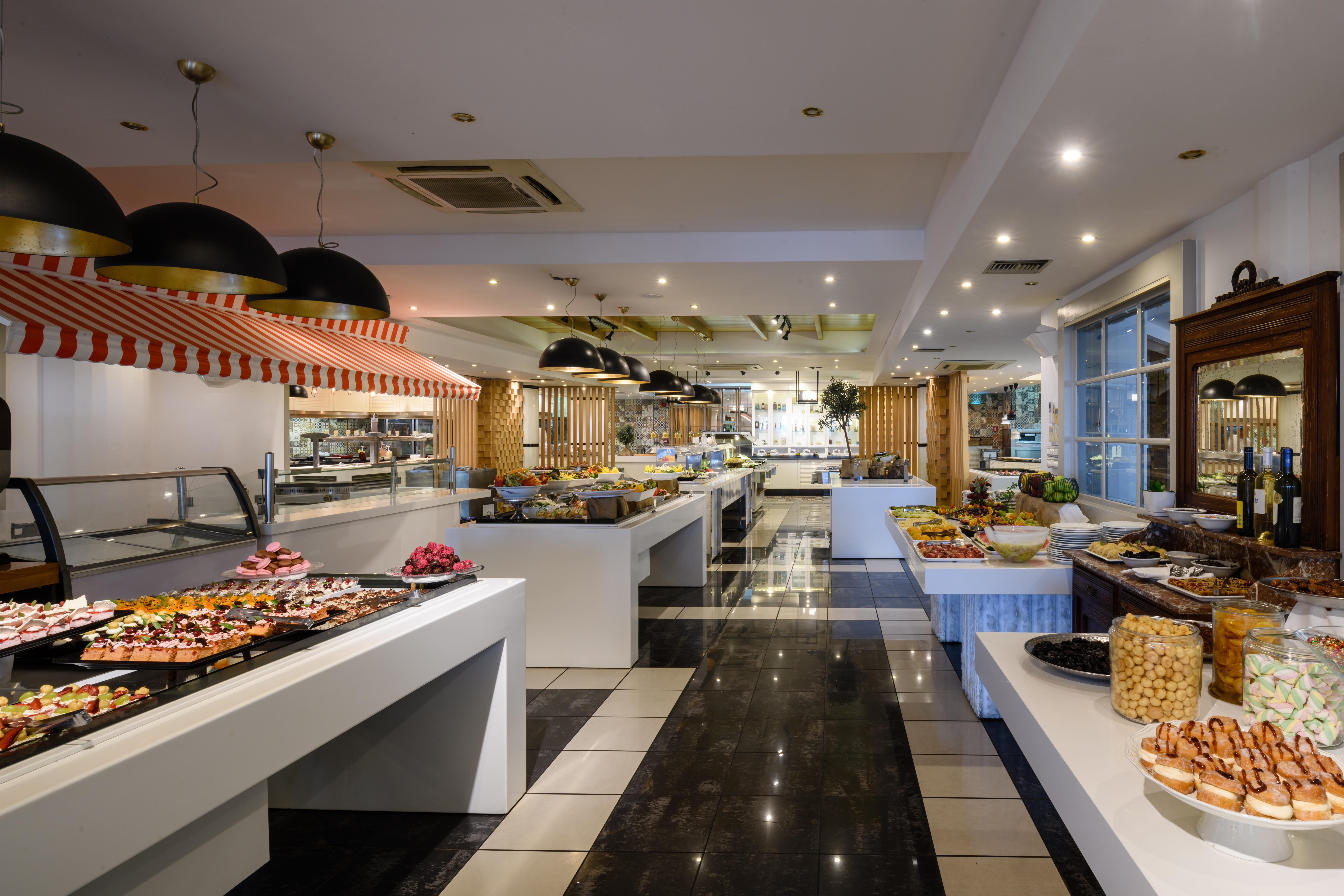 Minos Imperial Luxury Beach Resort & Spa Milatos Exterior photo The buffet at the hotel